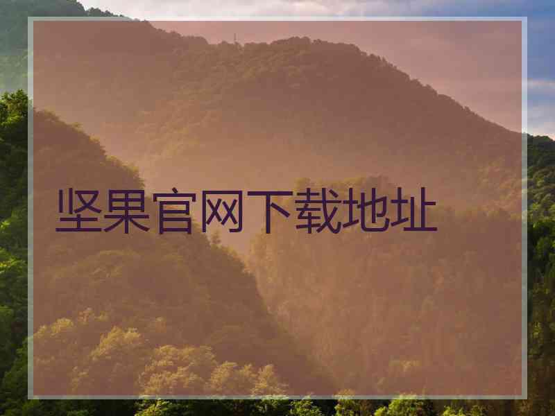 坚果官网下载地址